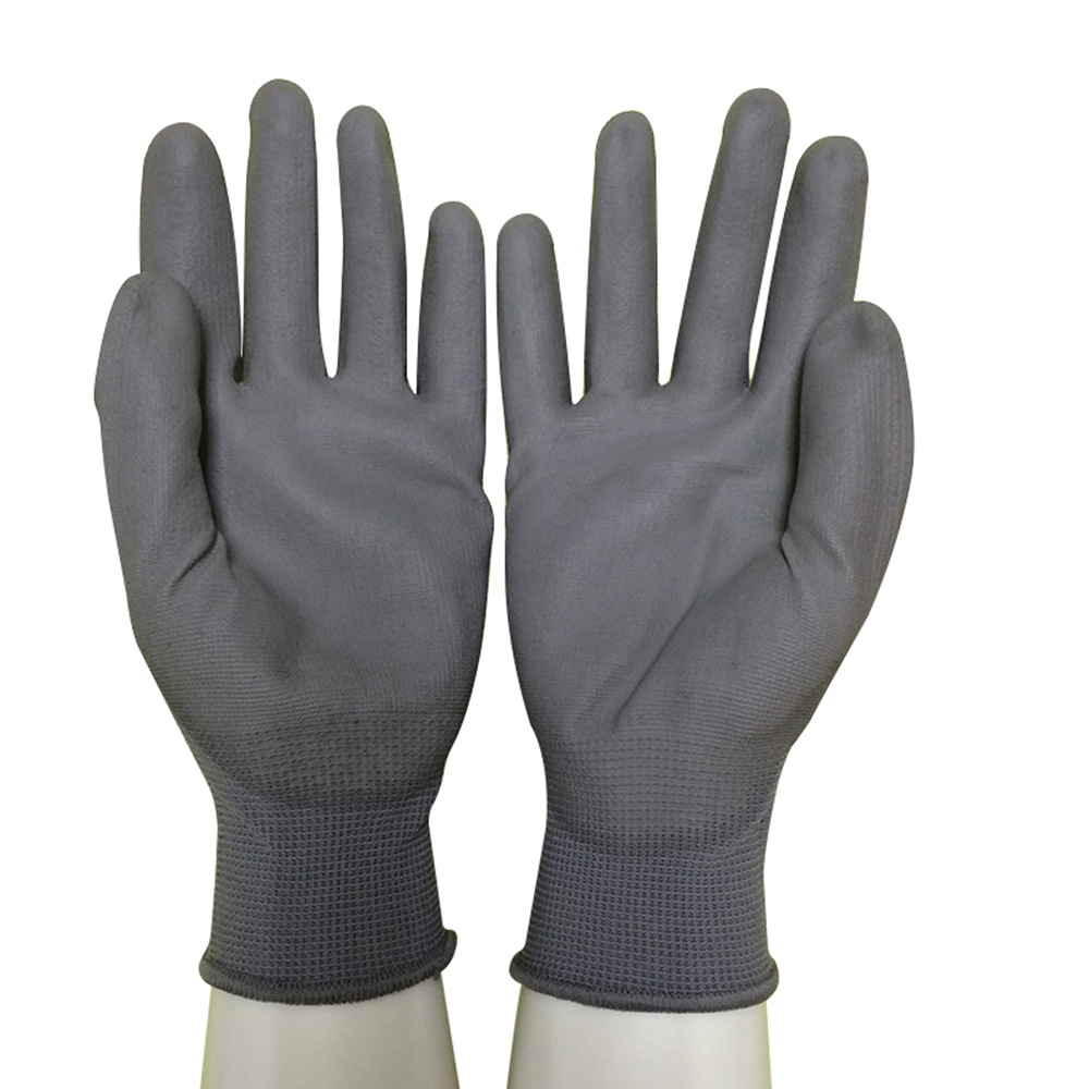 ES12204 Grey Fingered Gloves