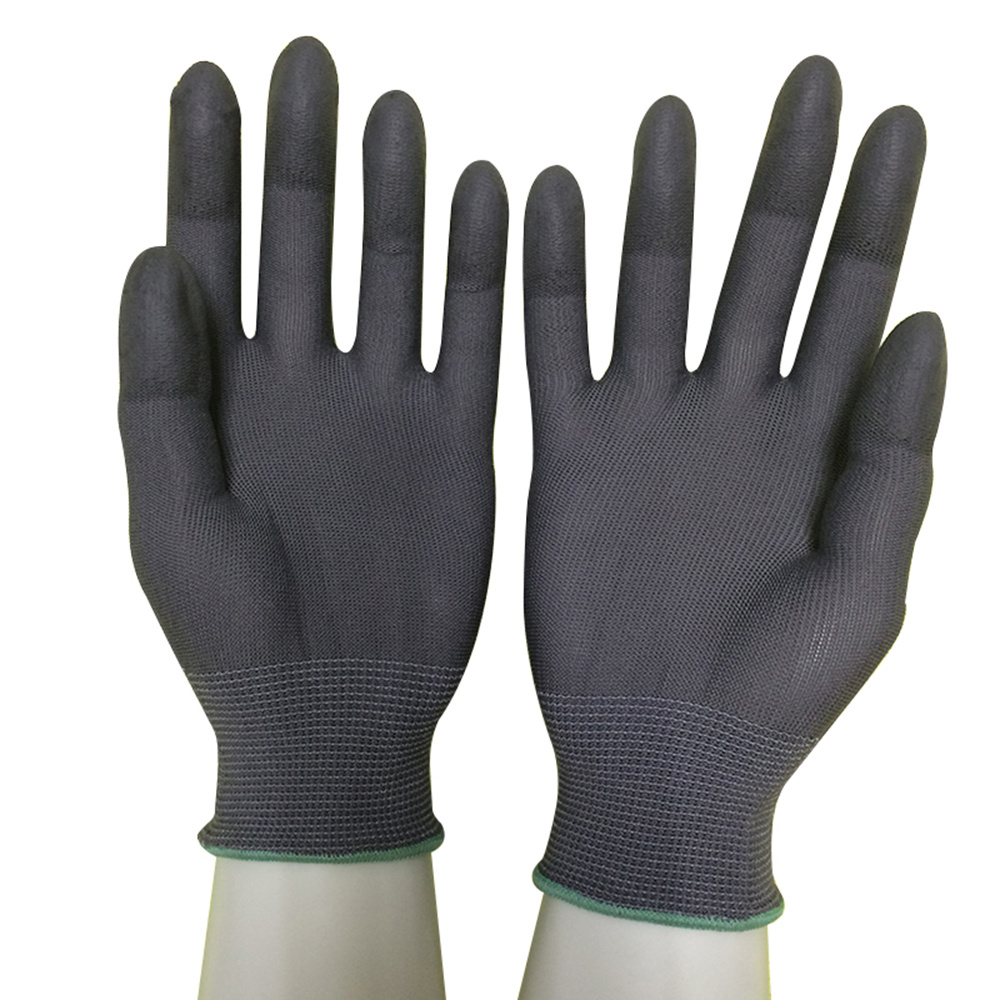 ES12203 Grey Fingered Gloves