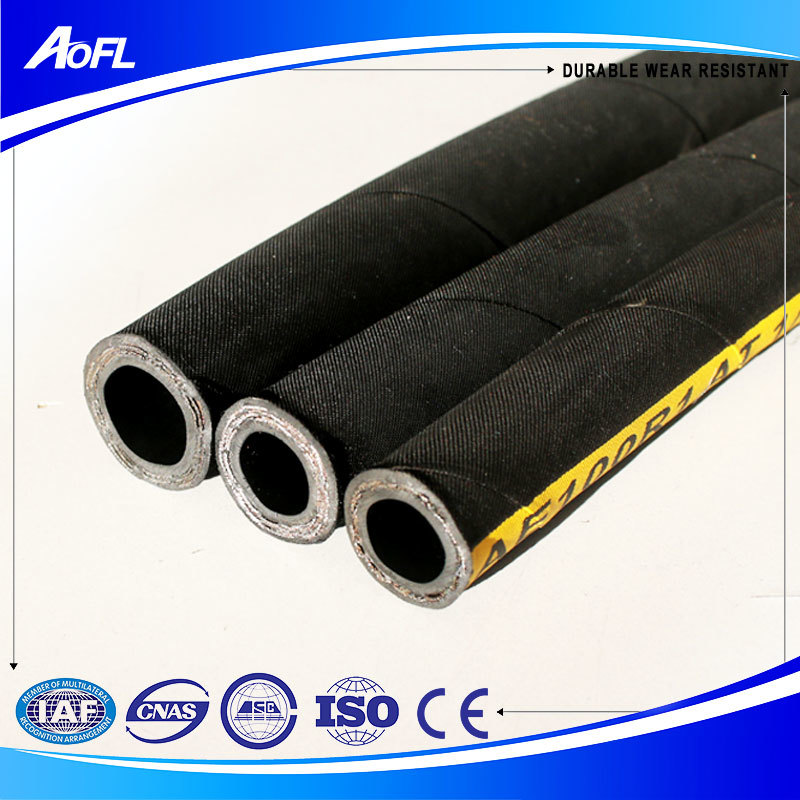 Wire braid(spiral) hydraulic rubber hose