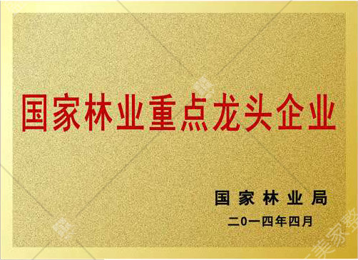 國家林業產業重點龍頭企業