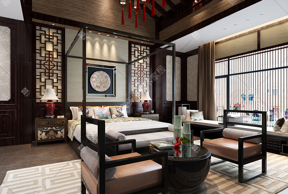 New Chinese-style series-bedroom