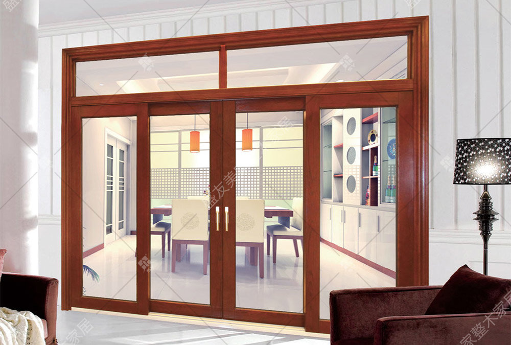 Solid wood sliding door（LM1）