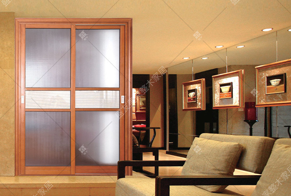 Solid wood sliding door（LM3）