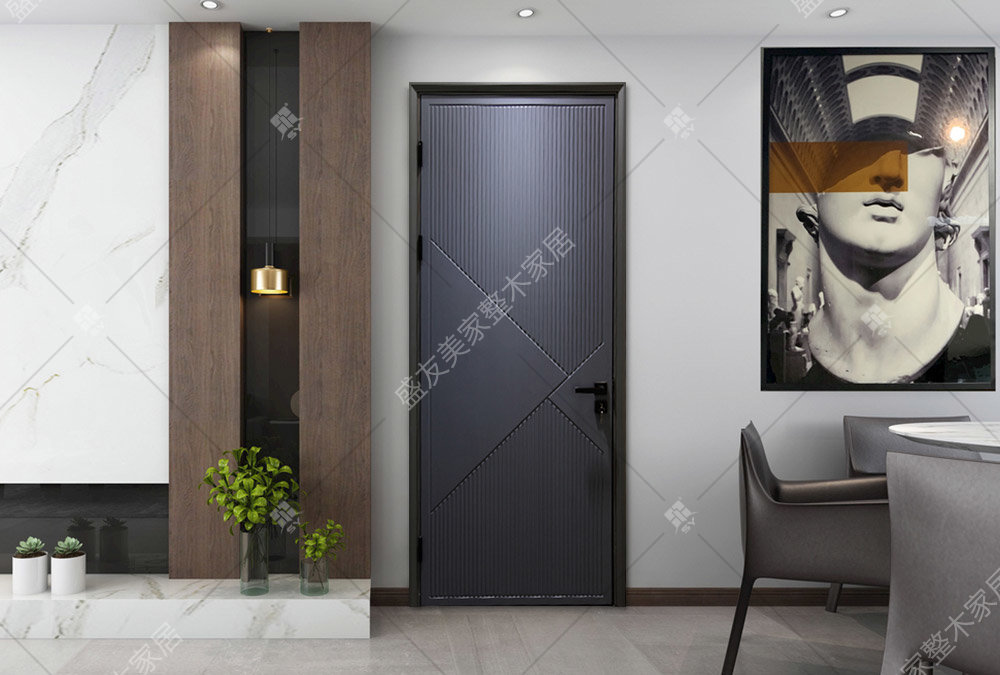 Simple solid wood flat door（AP-L24）