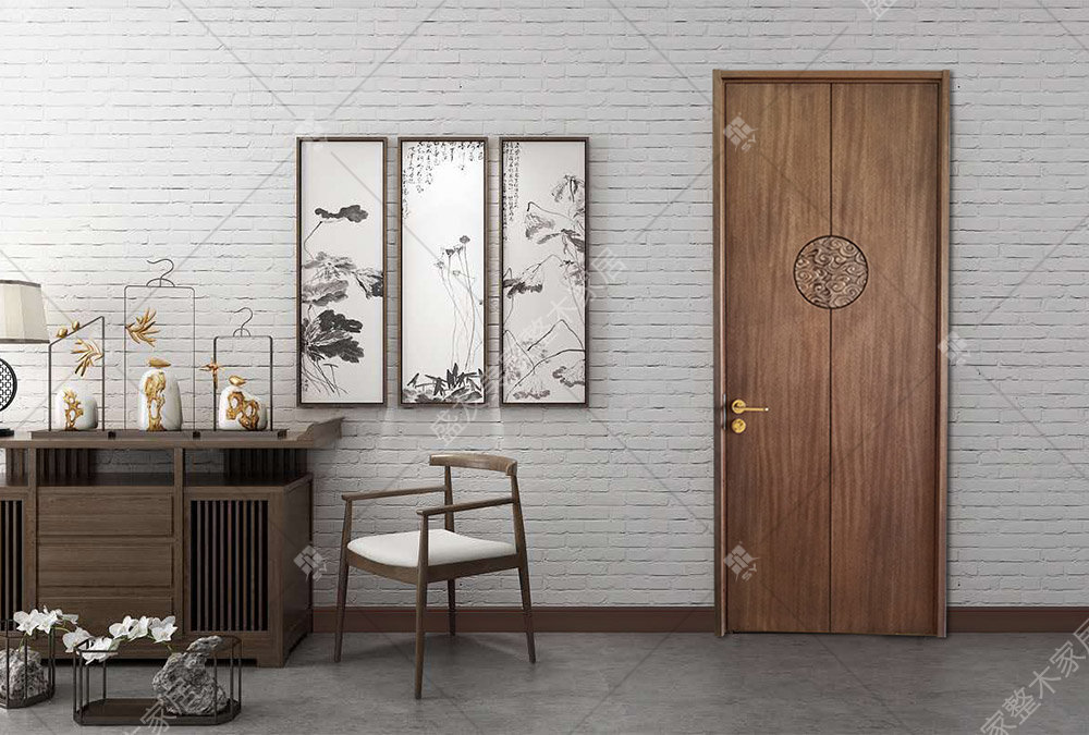 New Chinese -style wooden door（PB-04）