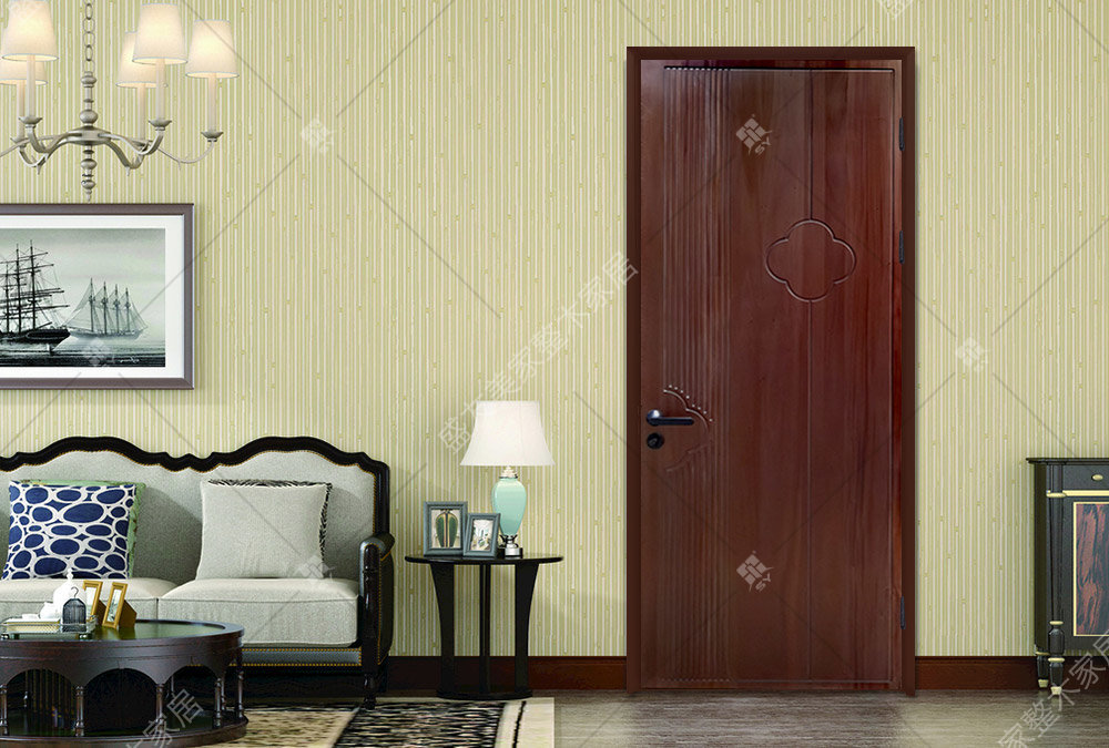 Simple solid wood flat door（AP-L29）