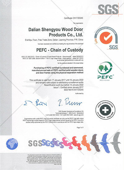 SGS International Certification (World Forest Management Evaluation Commission (FSC))