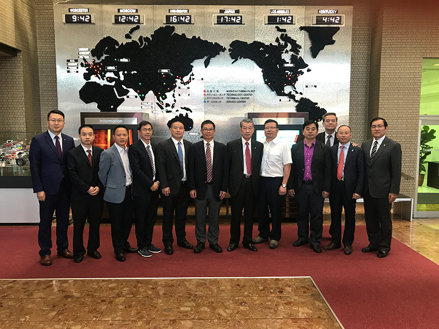 金承诺重要VIP客户赴日考察团活动圆满成功