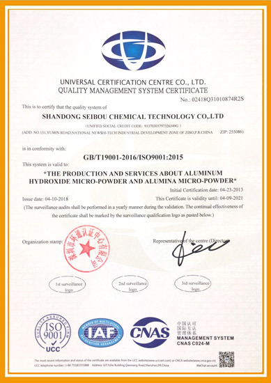 Quality management system certification