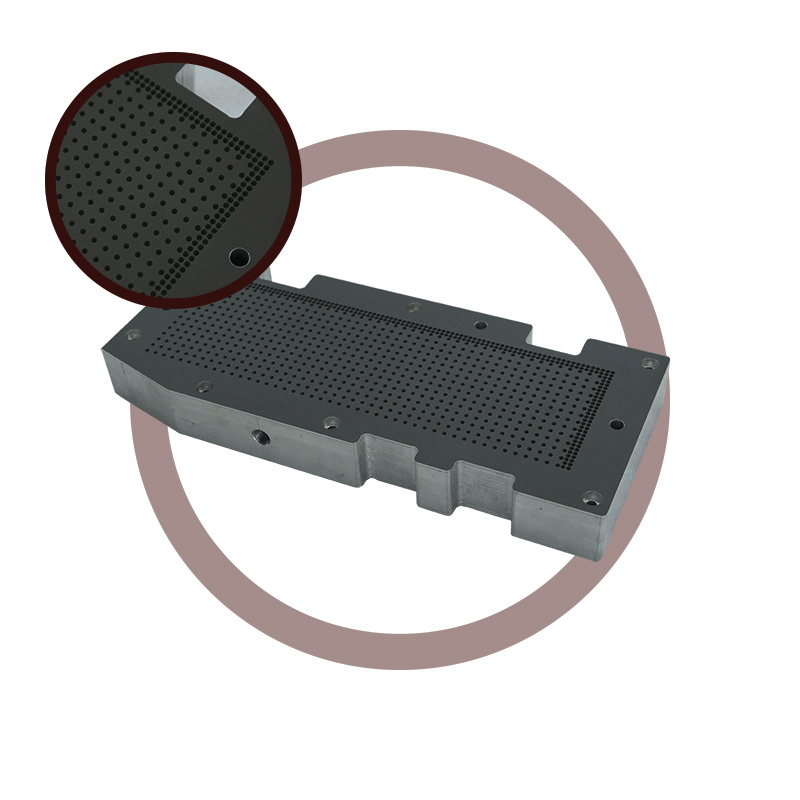 Microporous vacuum table
