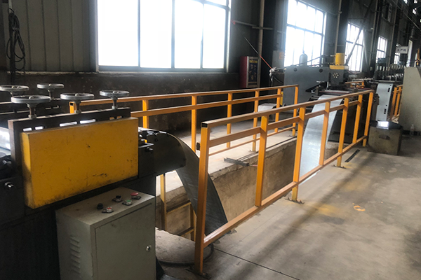 Side beam production line