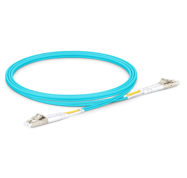 LC/UPC to LC/UPC Duplex OM3 Multimode 2.0mm Patch Cord 1 meter