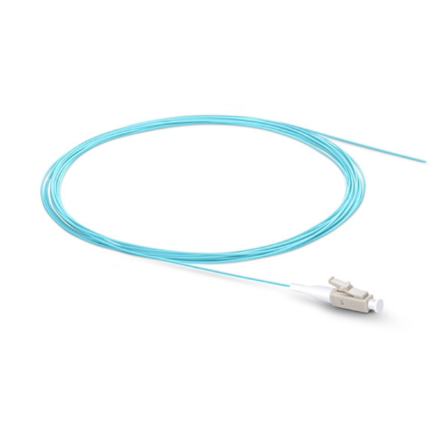 LC/UPC Simplex OM3 Multimode 0.9mm Fiber Optic Pigtail 1 meter