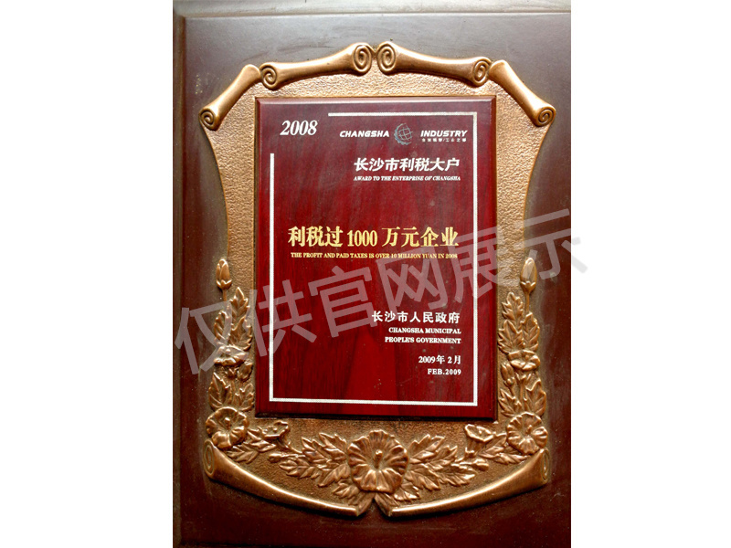 Enterprises with profits and taxes exceeding 10 million yuan in 2008 Enterprises with profits and taxes exceeding 10 million yuan in 2008