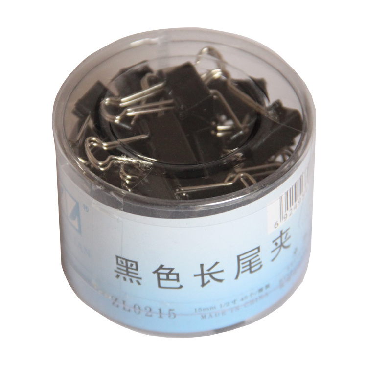 15mm 長尾夾 1/2寸 48個/筒裝