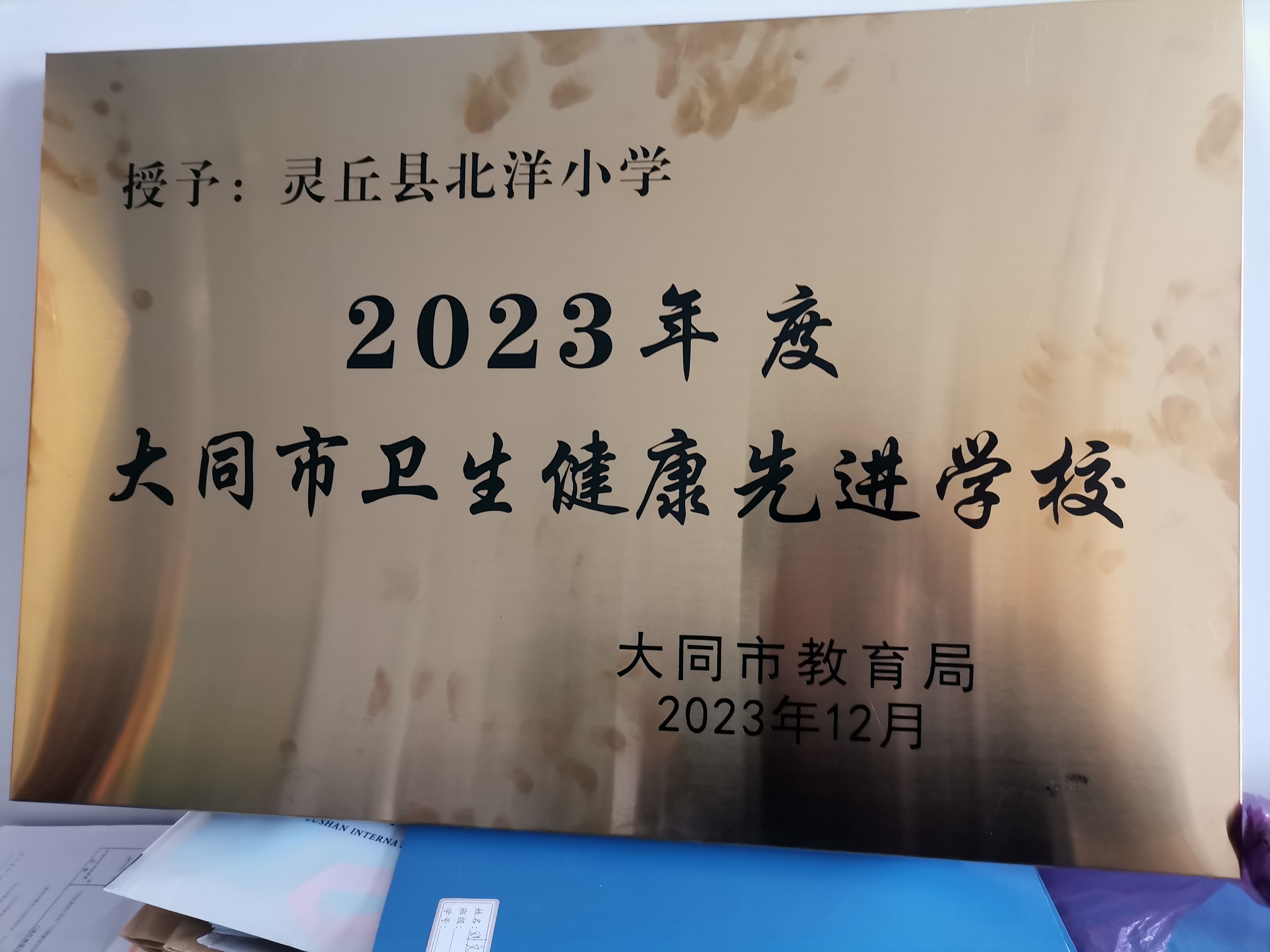 大同市衛(wèi)生健康先進學(xué)校