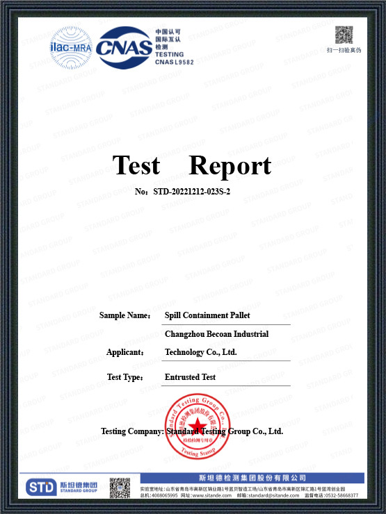Picoan Acid and Alkali Resistance and Leakage Test Report Picoan Acid and Alkali Resistance and Leakage Test Report