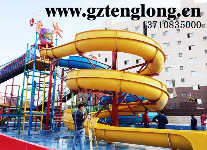 The water park in the Suez Economic and Trade Cooperation Zone in Egypt was designed and built by Guangzhou Tenglong Water Park Equipment Co., Ltd. The cooperation area is located at the southern mouth of the Suez Canal, on the west bank of the Red Sea, close to Insuhana Port and the Suez provincial city, and 120 kilometers away from Cairo. The project was completed in September 2014. The projects include children's slides, medium-sized water villages, children's paddling pools, water products, artificial wave making, water flushing and other equipment. It has been in business for many years and has a good customer experience. It is a good place for local residents to cool off.