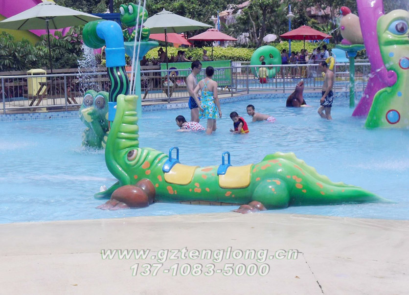 Squirting crocodile