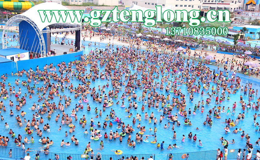 What materials should be prepared for building a water park