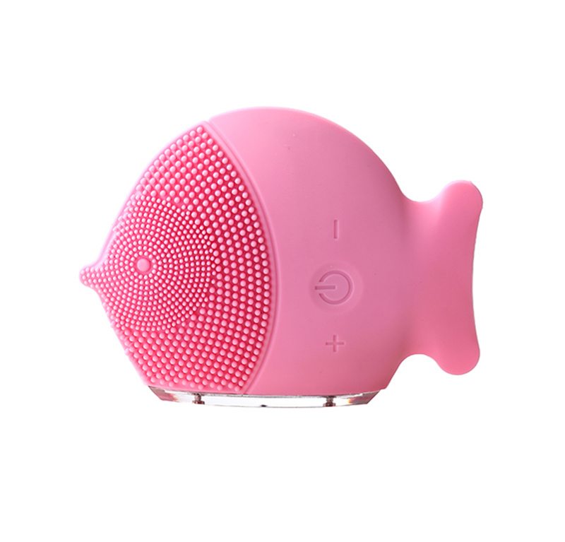 Soft comfortable face exfoliator silicone face brush oem skin cleansing usb rechargeable cosmetic instrument 