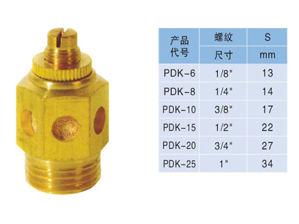 PDK型消聲器排氣節(jié)流閥