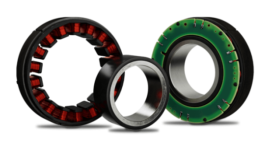 Frameless torque motor