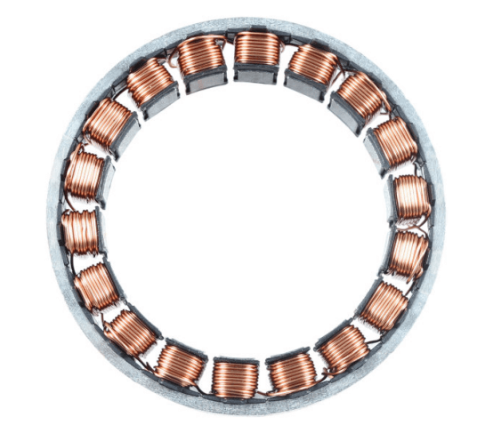 Frameless torque motor