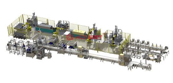 drive motor assembly line