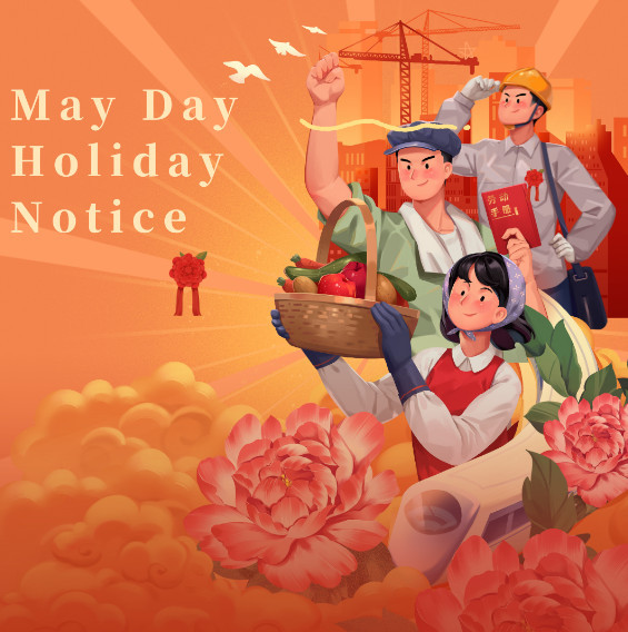 May Day Holiday Notice