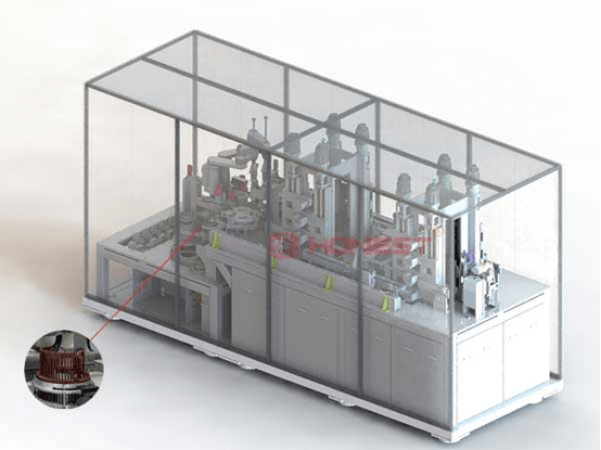 hairpin stator winding machine