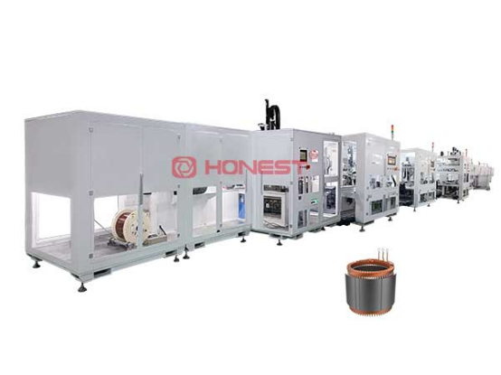 hairpin motor assembly line