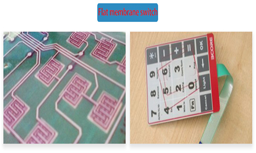 Flat membrane switch