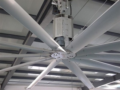 Oversized industrial ceiling fans
