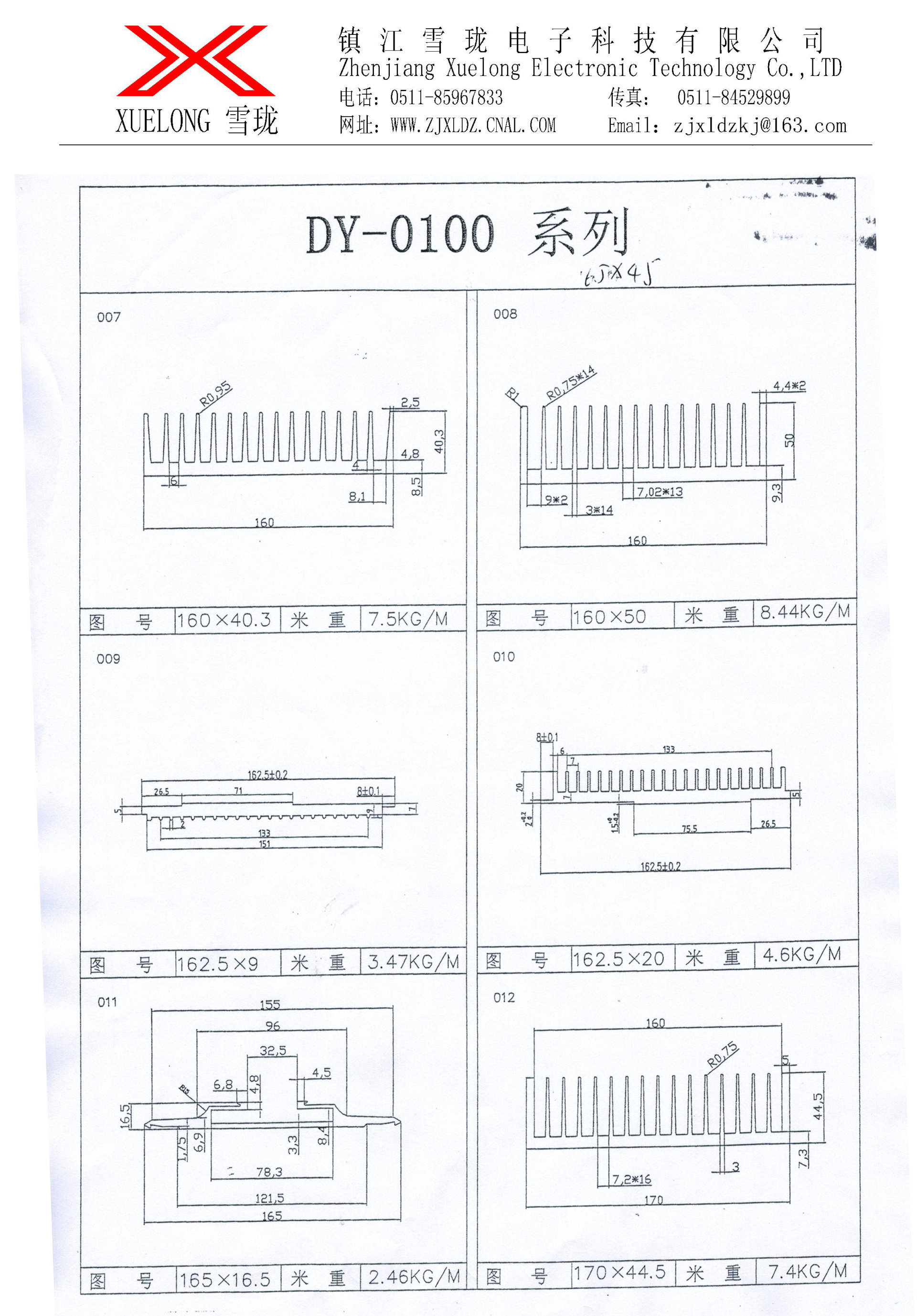 大功率散热器系列