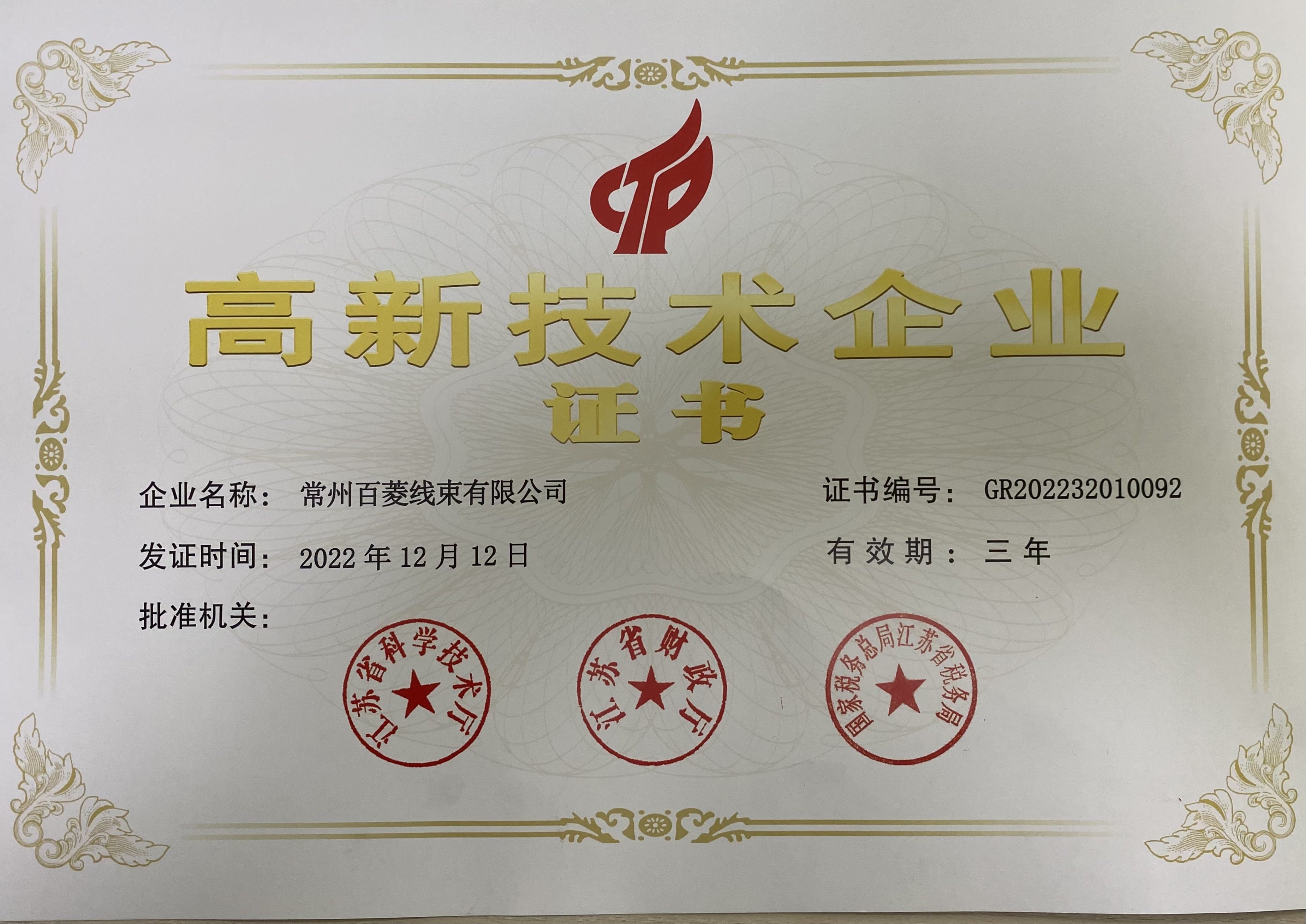 high and new tech enterprises
