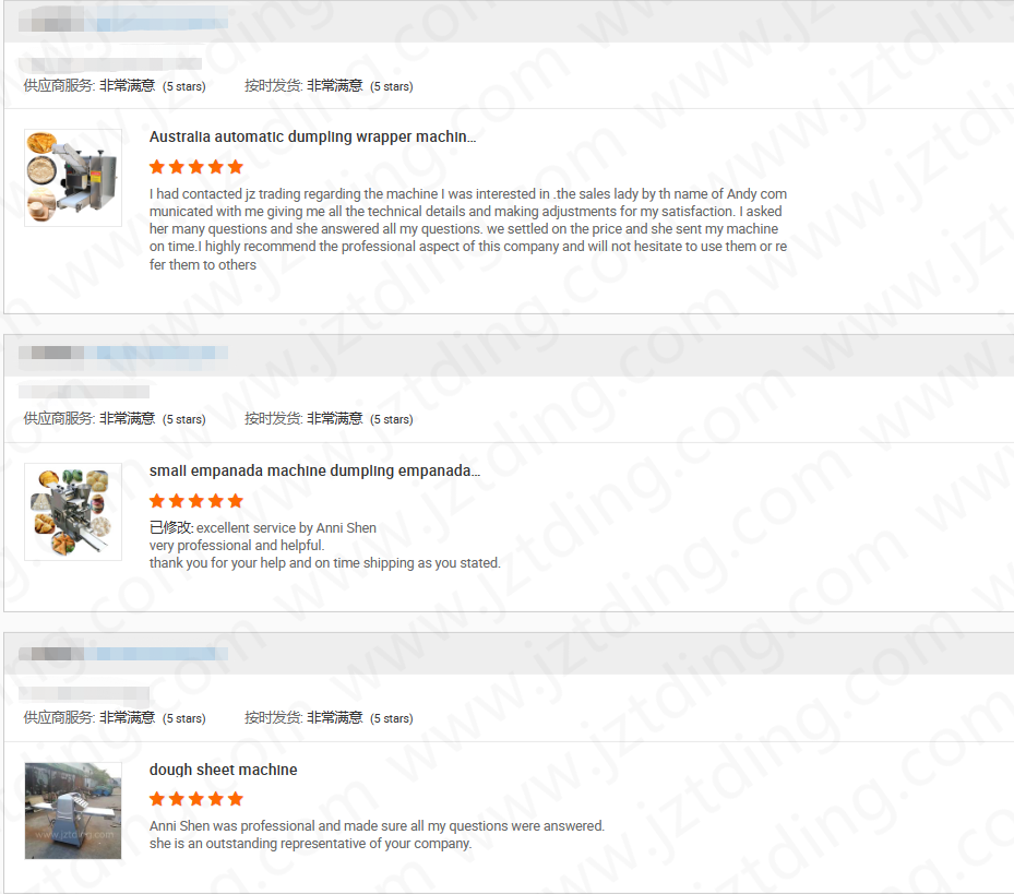 Customer evaluation