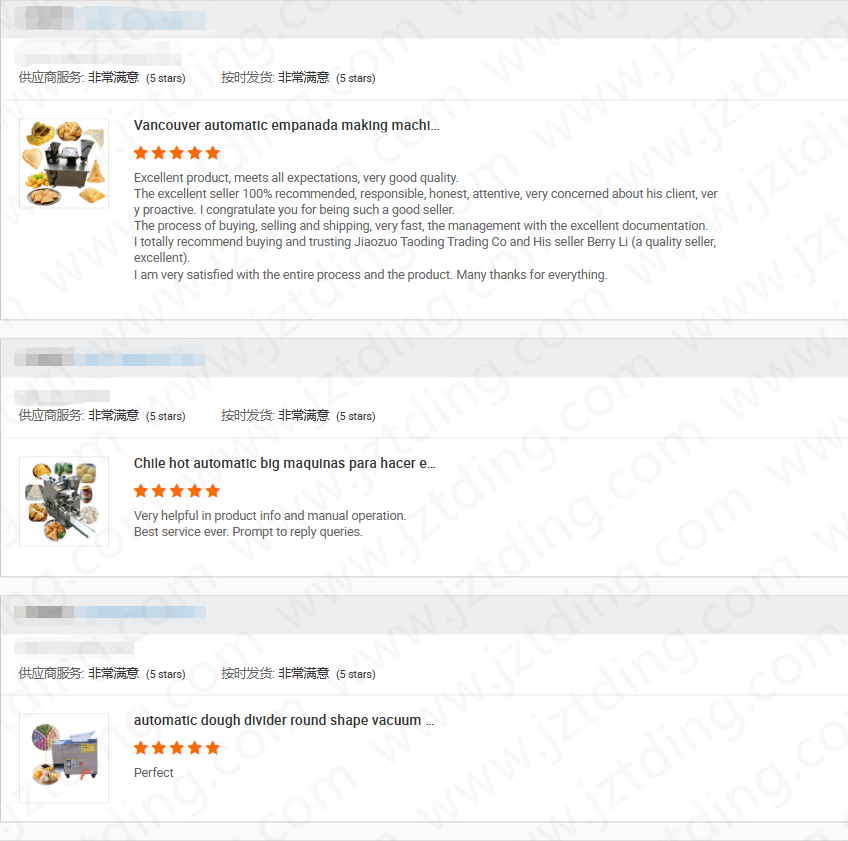 Customer evaluation