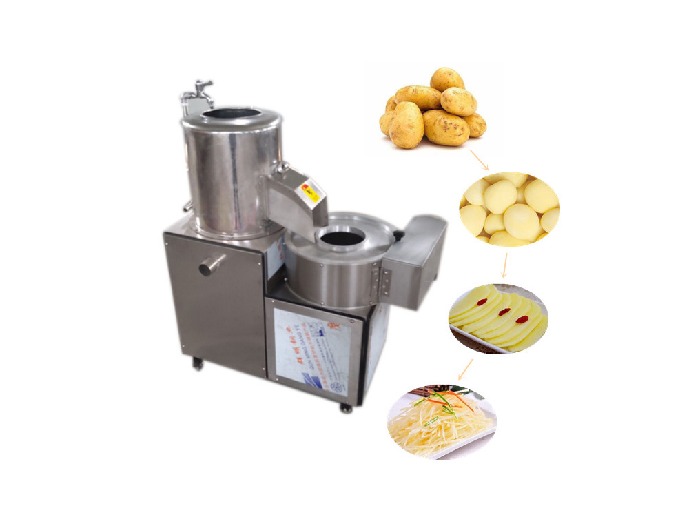 Simple potato washing and peeling machine potato washer potato peeler fruit slicer vegetable peeler for home kitchen carrot washing machine