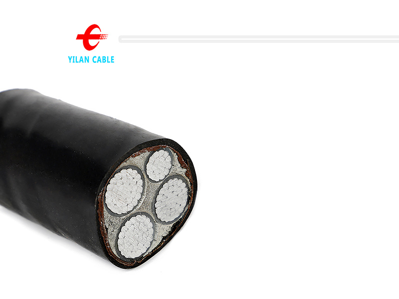 Multi-core armored aluminum power cable