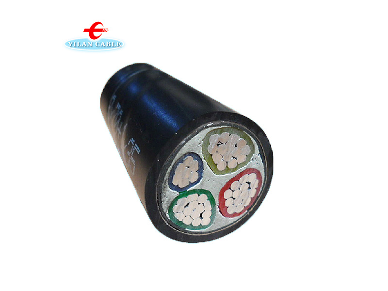 Al conductor pvc insulation and sheath3 *120 low voltage flexible power cable