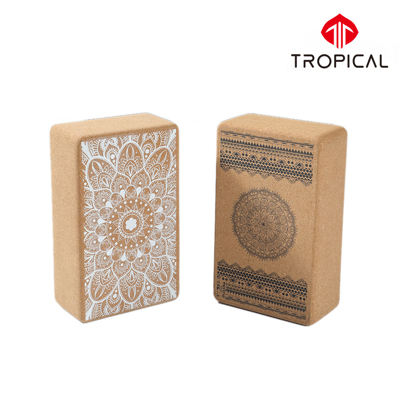 Cork yoga block