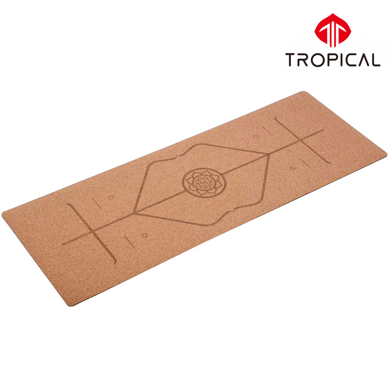 Cork rubber mat