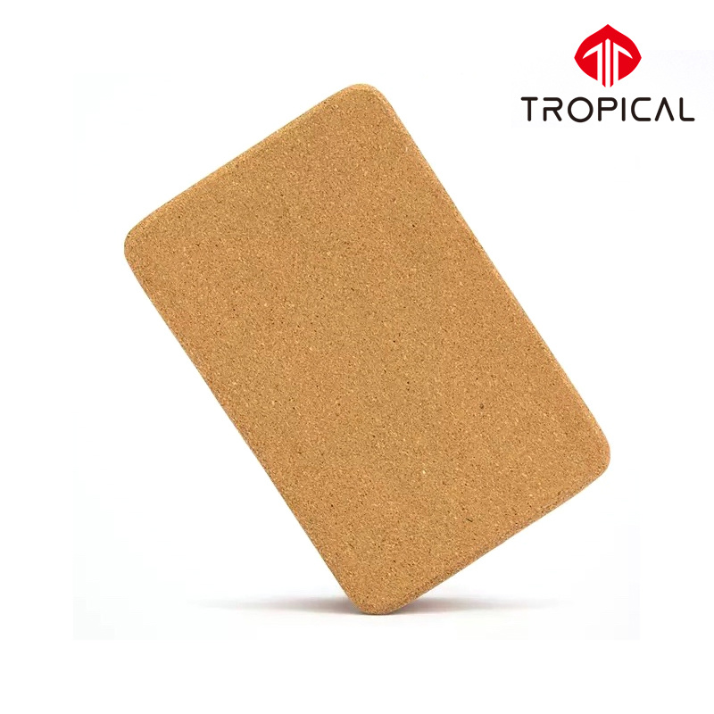 Cork yoga block