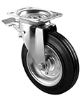 200mm swivel with brake waste bin castor 200mm swivel with brake waste bin castor