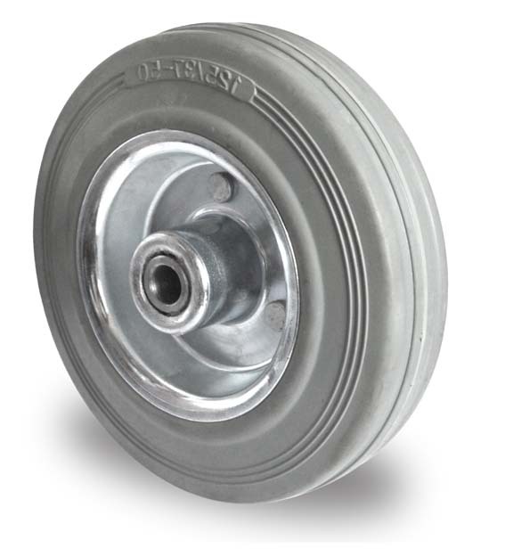 125 needle roller core gray rubber single wheel
