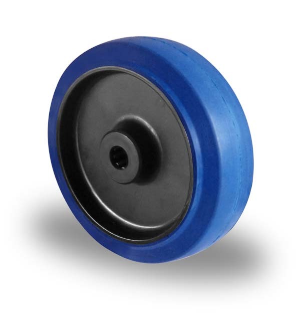 200mm elastic rubber wheel