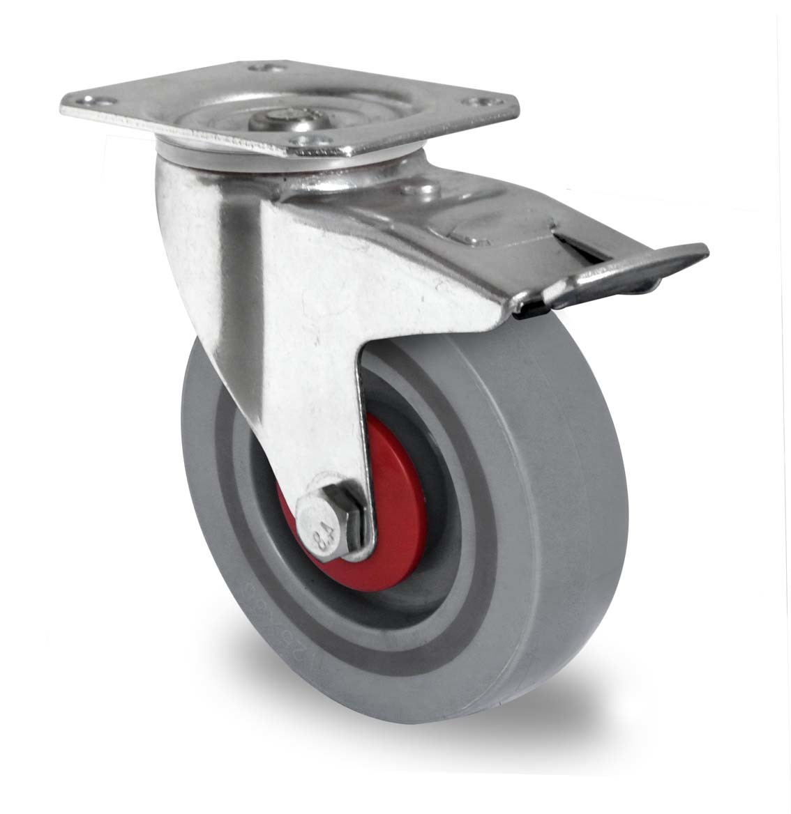 125mm swivel with brake PP Sandwich castor 125mm swivel with brake PP Sandwich castor
