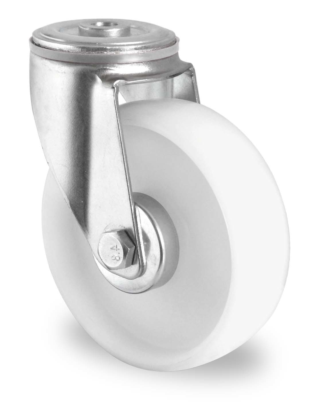 125mm bolt hole PP castor