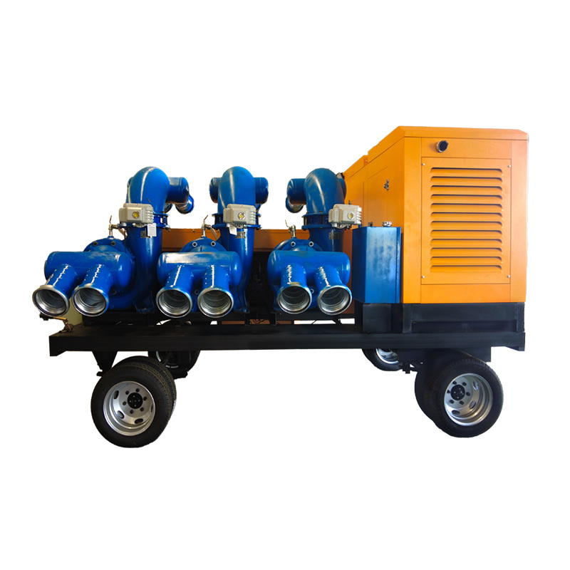 Oil and electricity dual-use pump truck 3000m³